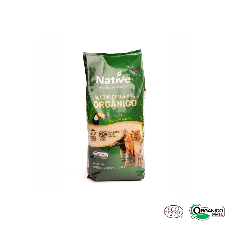 Açúcar Demerara Orgânico Native 1kg