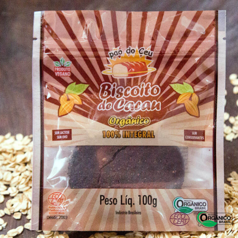 Biscoito de Cacau Pão do Céu 100g