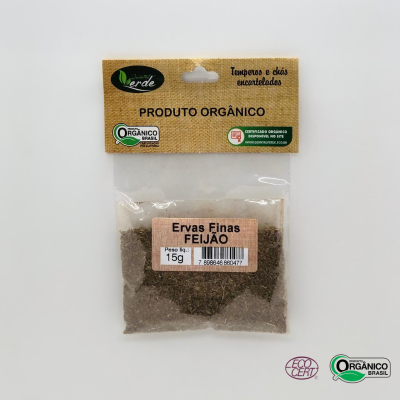 Tempero de Ervas Finas para Feijão Orgânico Quintal Verde 15g