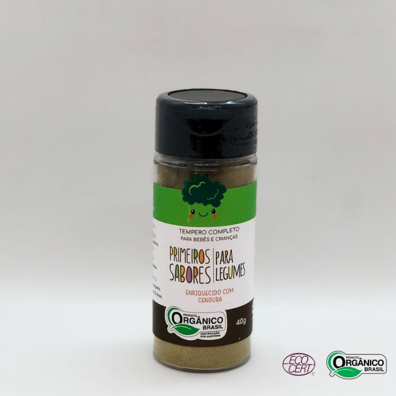 Tempero para Legumes Primeiros Sabores Orgânico Terra Amor 40g