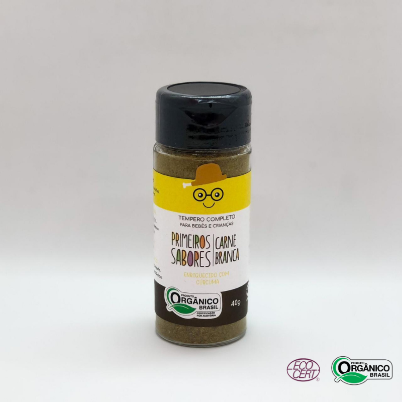 Tempero para Carne Branca Primeiros Sabores Orgânico Terra Amor 40g