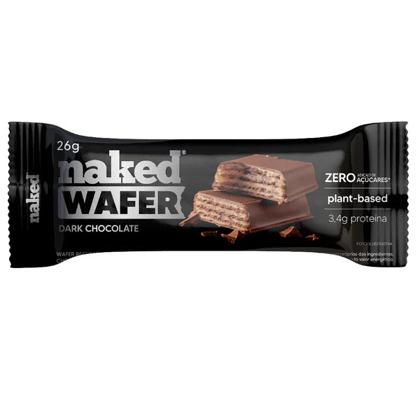 Wafer Chocolate Dark 26g - Naked Naked