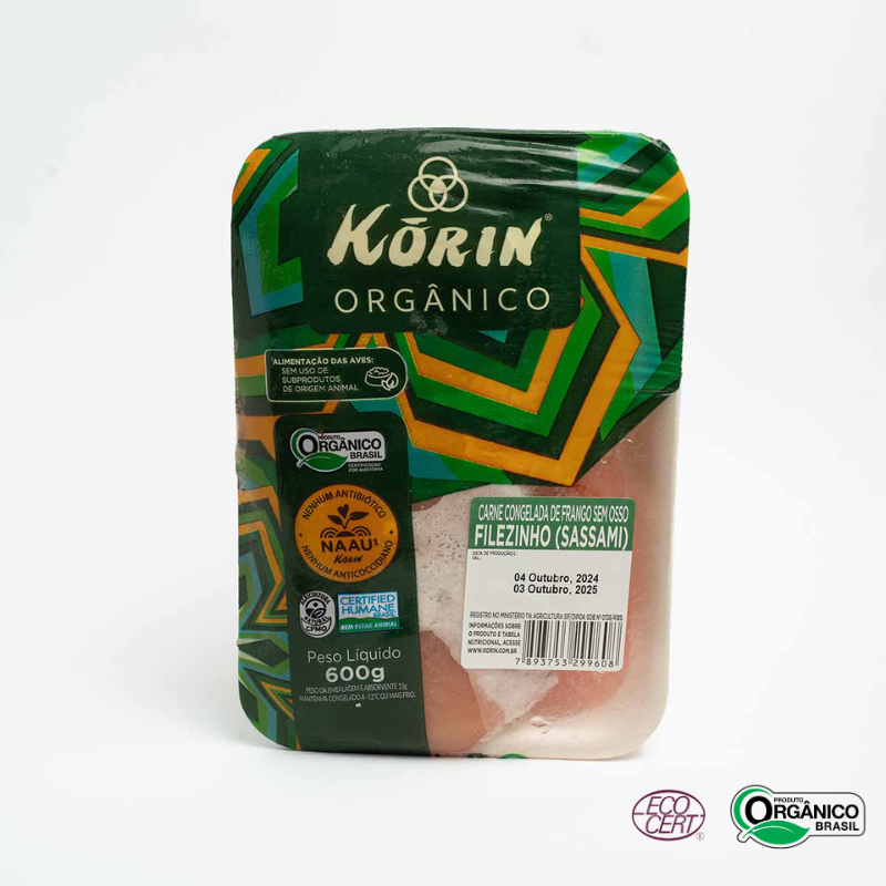 Filé de Sassami Orgânico Korin 600g
