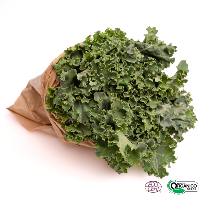 Couve Kale Verde Orgânica Und Aprox 200g