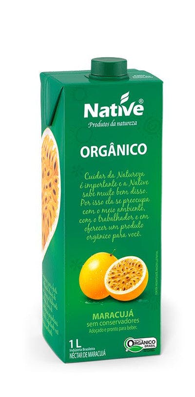Néctar de Marácuja Orgânico Native 1L Bebidas Native 