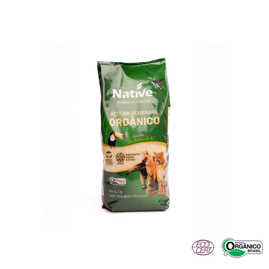 Açúcar Demerara Orgânico Native 1kg