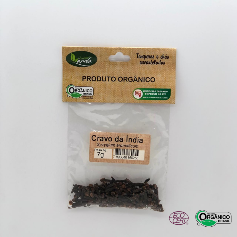 Cravo da Índia Orgânico Quintal Verde 7g