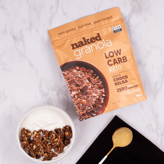 Granola Low Carb Chocolate Belga - Naked Nuts