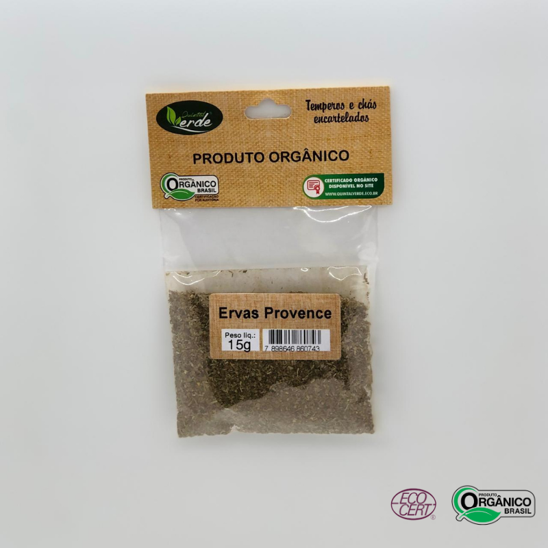 Tempero de Ervas de Provence Orgânico Quintal Verde 15g