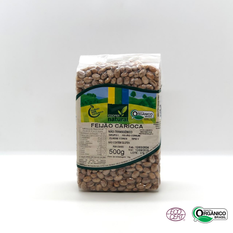 Feijão Carioca Orgânico Coopernatural 500g