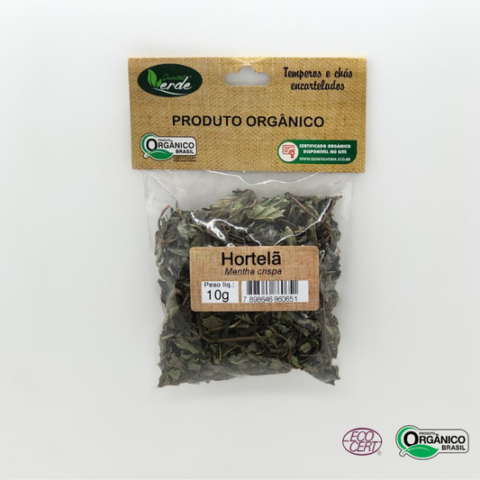 Hortelã Orgânico Quintal Verde 10g