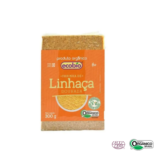 Farinha de Linhaça Dourada Orgânica Ecobio 300g