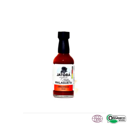 Molho de Pimenta Malagueta Orgânico Jatobá 45ml