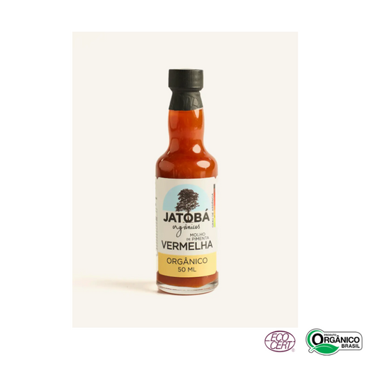 Molho de Pimenta Vermelho Orgânico Jatobá 50ml