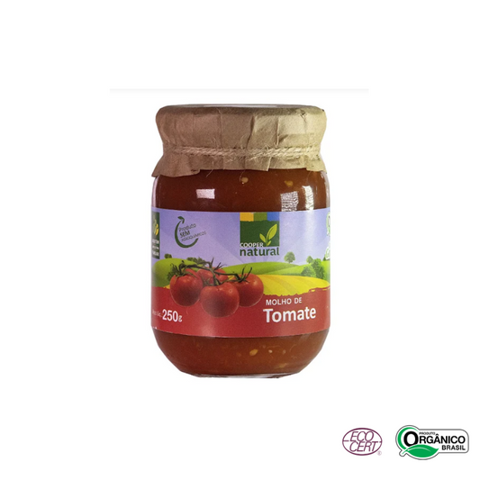 Molho de Tomate Orgânico Coopernatural 250gr