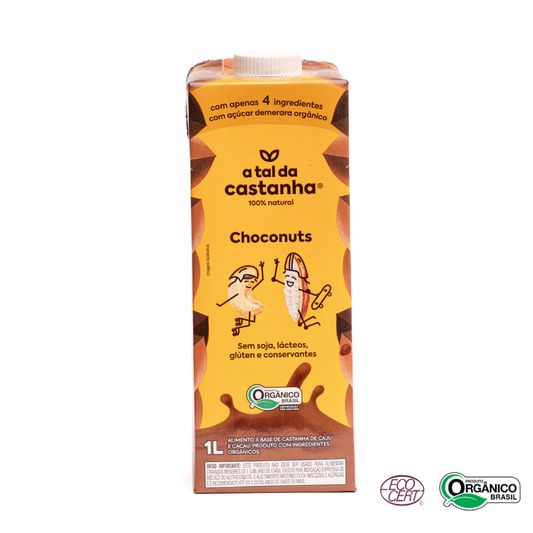 Leite de Castanha Choconuts sem Açúcar Orgânico A Tal da Castanha 1L