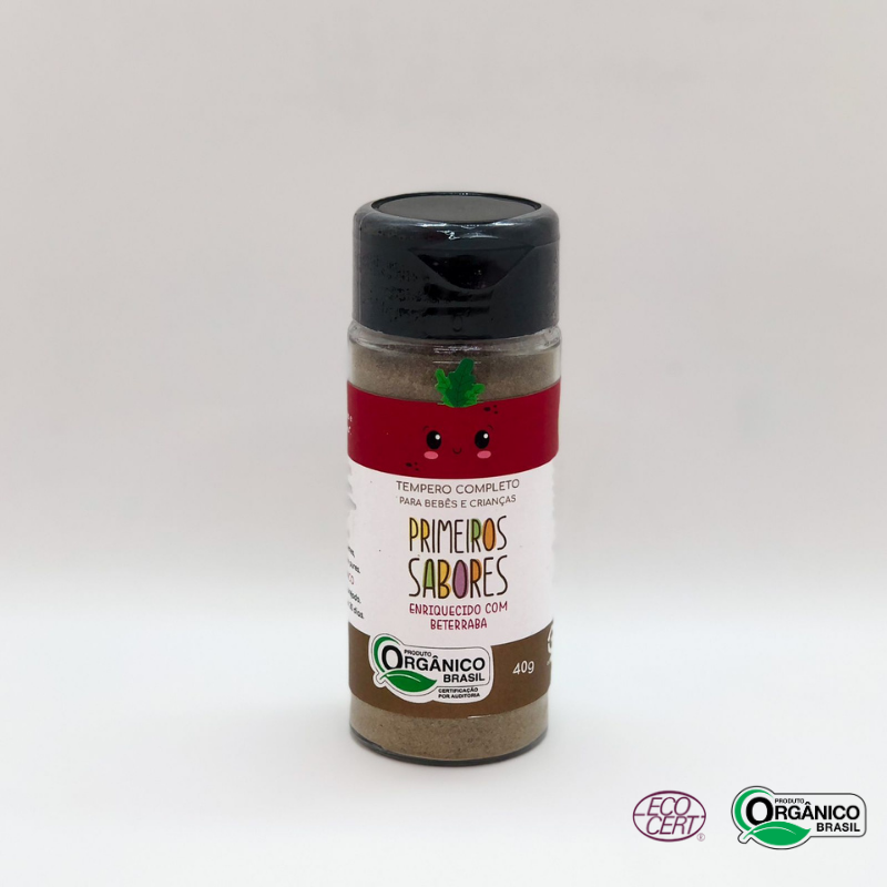 Tempero de Beterraba Primeiros Sabores Orgânico Terra Amor 40g