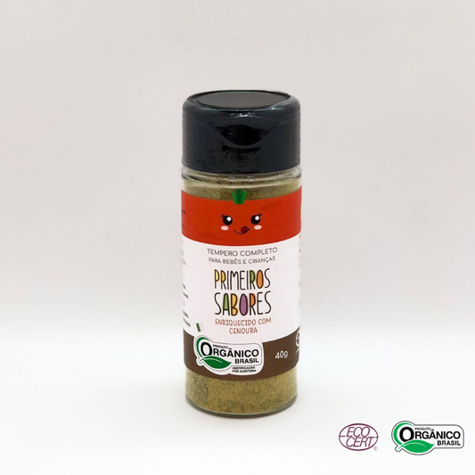 Tempero de Cenoura Primeiros Sabores Orgânico Terra Amor 40g