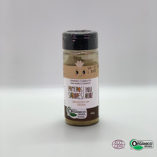 Tempero para Arroz Primeiros Sabores Orgânico Terra Amor 40g