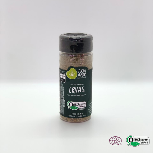 Sal com Ervas Frescas Orgânico Terra Amor 80g