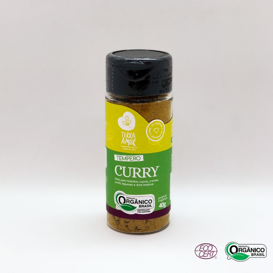 Tempero de Curry Orgânico Terra Amor 40g