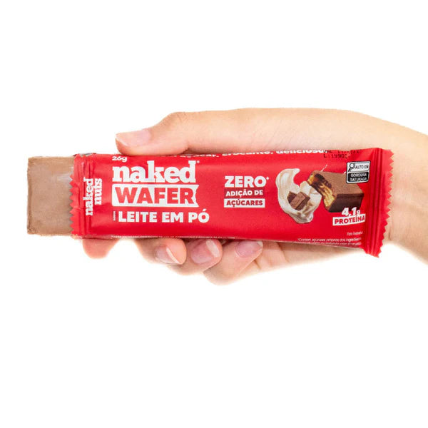 Wafer de Chocolate ao Leite 26g - Naked Naked