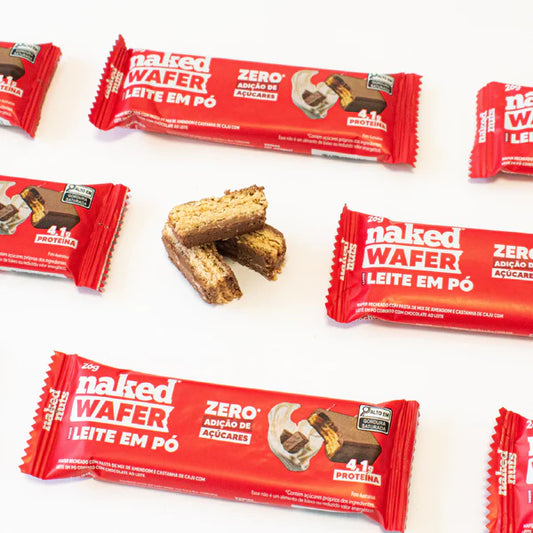 Wafer de Chocolate ao Leite 26g - Naked Naked