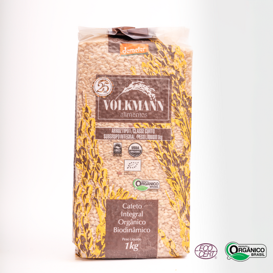 Arroz Cateto Integral Orgânico Volkmann 1kg