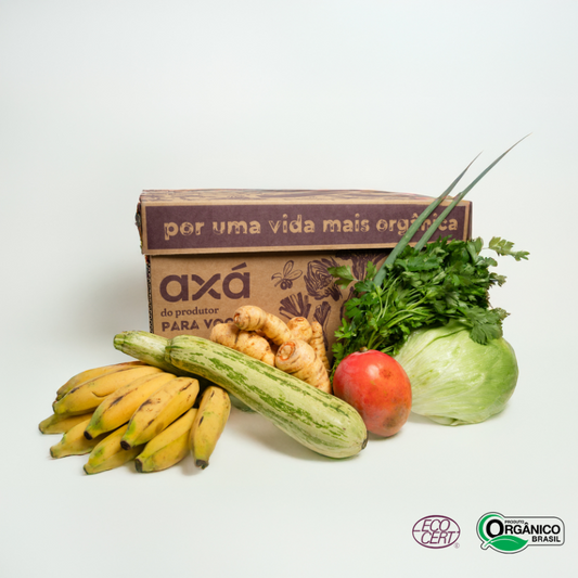 Cesta Pocket Vegan Orgânica Axá Und Aprox 3Kg