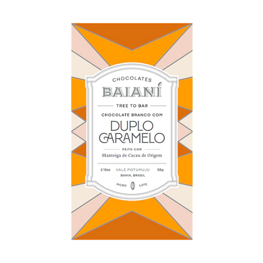 Chocolate Branco Duplo Caramelo - Baianí