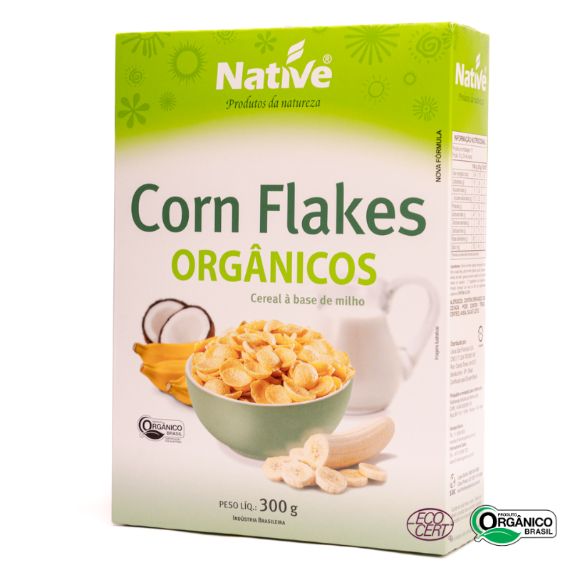 Cereal Corn Flakes Orgânico Native 300g