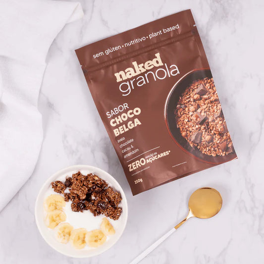 Granola Chocolate Belga e Aveia - Naked Nuts