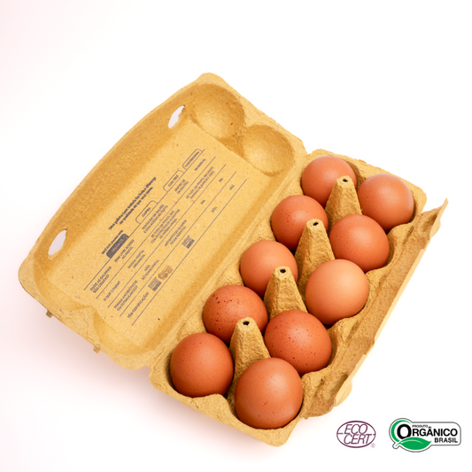 Ovos Caipira Orgânico Raiar 10Und