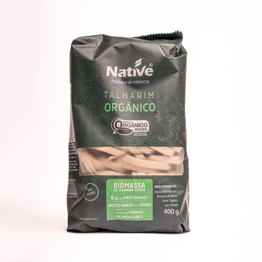 Talharim de Biomassa de Banana Verde Orgânico Native 400g