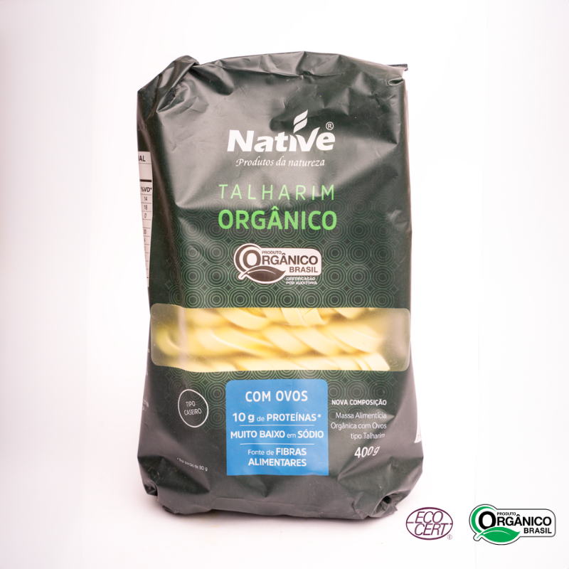 Talharim com Ovos Orgânico Native 400g